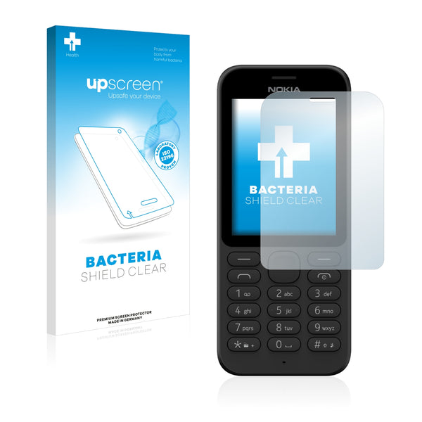 upscreen Bacteria Shield Clear Premium Antibacterial Screen Protector for Microsoft Nokia 215