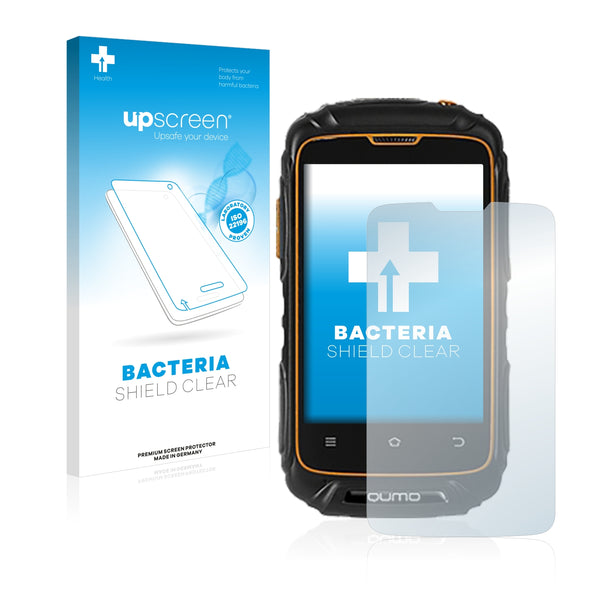 upscreen Bacteria Shield Clear Premium Antibacterial Screen Protector for Qumo Quest Defender