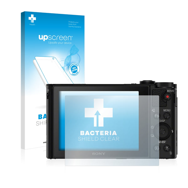 upscreen Bacteria Shield Clear Premium Antibacterial Screen Protector for Sony Cyber-Shot DSC-WX500