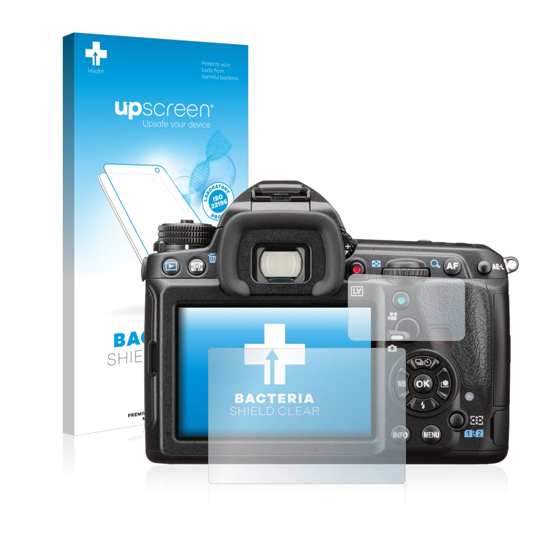 upscreen Bacteria Shield Clear Premium Antibacterial Screen Protector for Pentax K-3 II