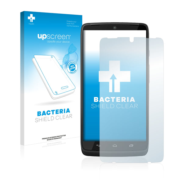 upscreen Bacteria Shield Clear Premium Antibacterial Screen Protector for Motorola Moto Maxx