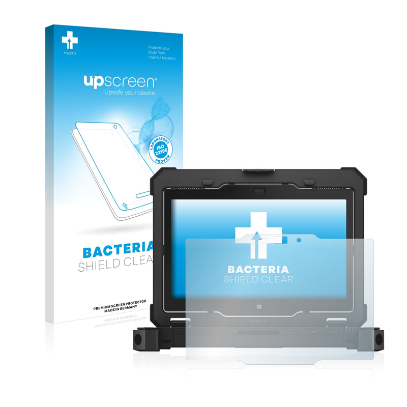 upscreen Bacteria Shield Clear Premium Antibacterial Screen Protector for Dell Latitude 12 Rugged Extreme
