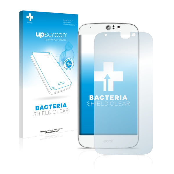 upscreen Bacteria Shield Clear Premium Antibacterial Screen Protector for Acer Liquid Jade Z