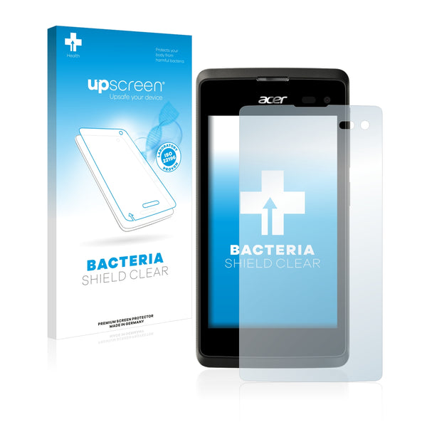 upscreen Bacteria Shield Clear Premium Antibacterial Screen Protector for Acer Liquid M220