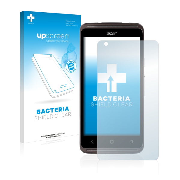 upscreen Bacteria Shield Clear Premium Antibacterial Screen Protector for Acer Liquid Z410 Plus