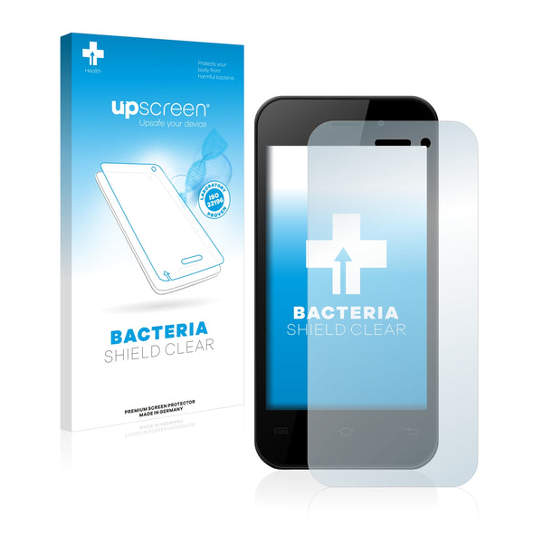 upscreen Bacteria Shield Clear Premium Antibacterial Screen Protector for Allview P4 Life