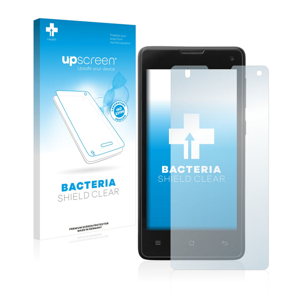 upscreen Bacteria Shield Clear Premium Antibacterial Screen Protector for Medion Life E4503 (MD 99476)