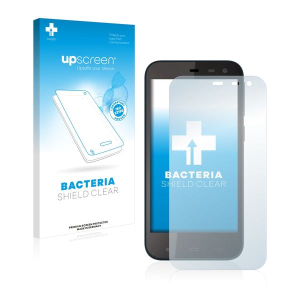 upscreen Bacteria Shield Clear Premium Antibacterial Screen Protector for Phicomm Clue M