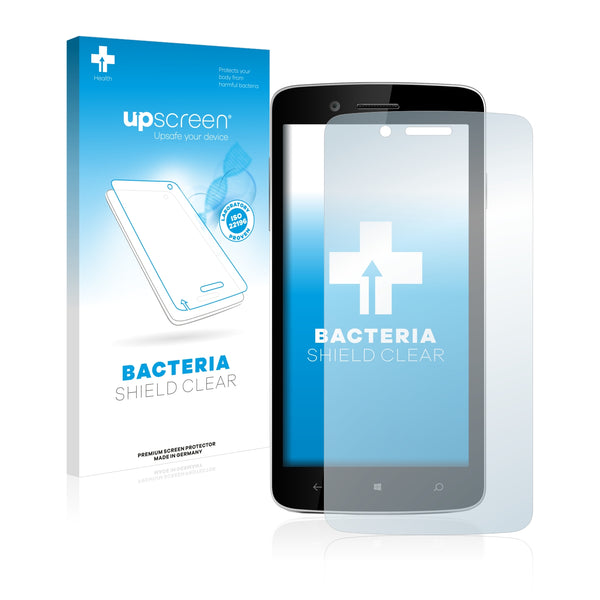 upscreen Bacteria Shield Clear Premium Antibacterial Screen Protector for Allview W1 S