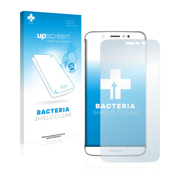 upscreen Bacteria Shield Clear Premium Antibacterial Screen Protector for Zopo Speed 7
