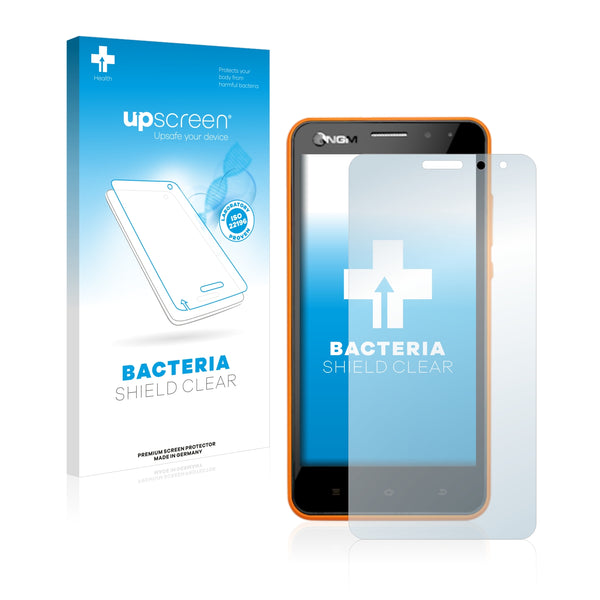 upscreen Bacteria Shield Clear Premium Antibacterial Screen Protector for NGM You Color E501