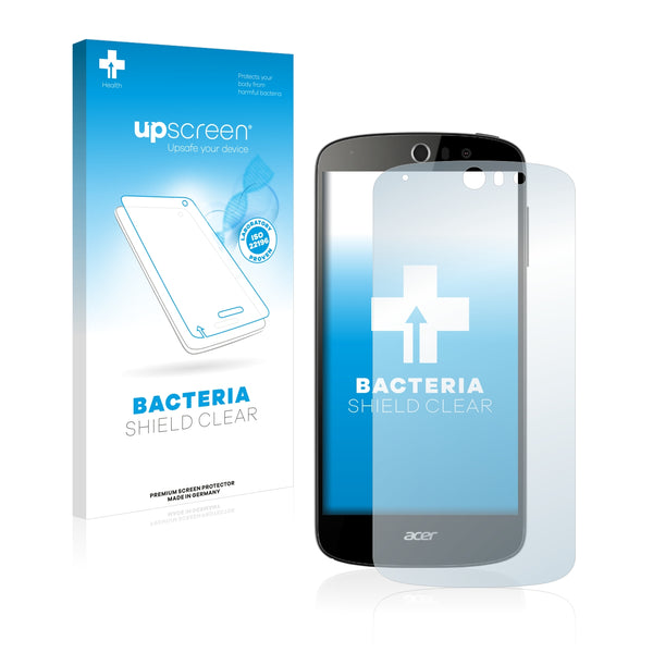 upscreen Bacteria Shield Clear Premium Antibacterial Screen Protector for Acer Liquid Z530