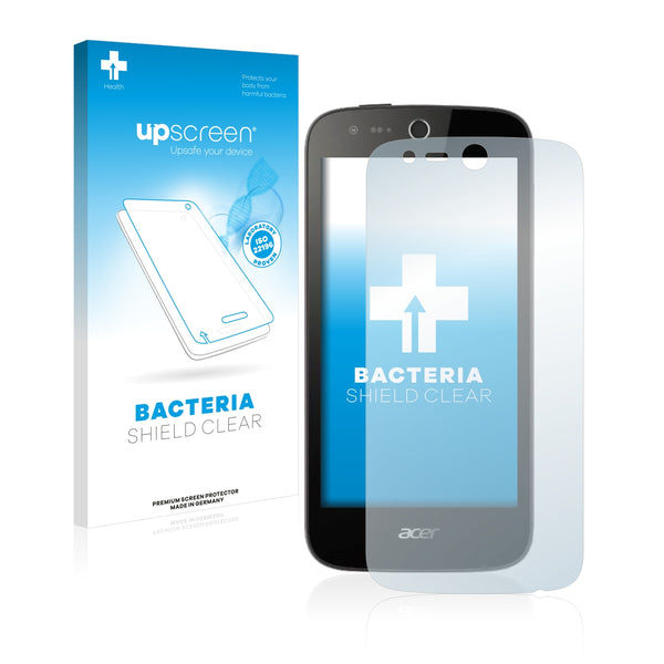 upscreen Bacteria Shield Clear Premium Antibacterial Screen Protector for Acer Liquid M320