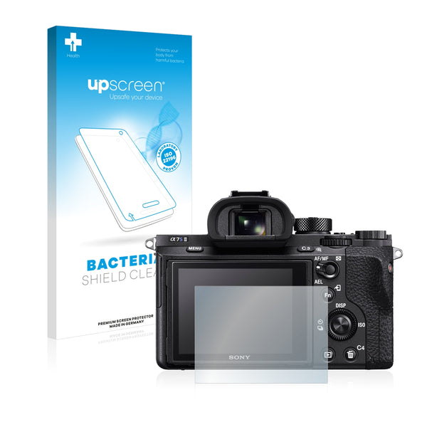 upscreen Bacteria Shield Clear Premium Antibacterial Screen Protector for Sony Alpha 7S II