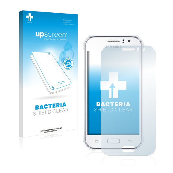 upscreen Bacteria Shield Clear Premium Antibacterial Screen Protector for Samsung Galaxy J1 Ace