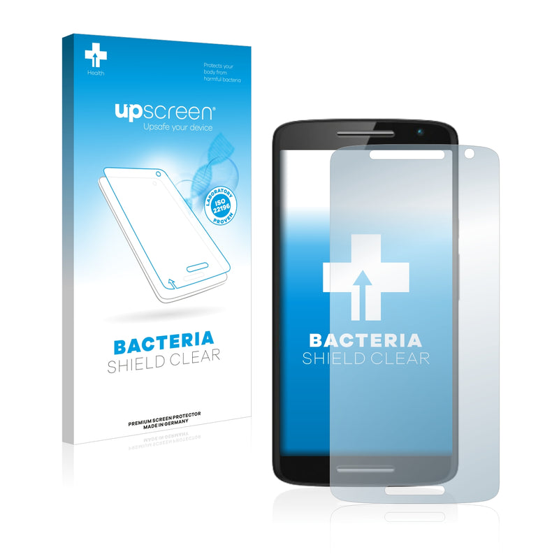 upscreen Bacteria Shield Clear Premium Antibacterial Screen Protector for Motorola Droid Maxx 2