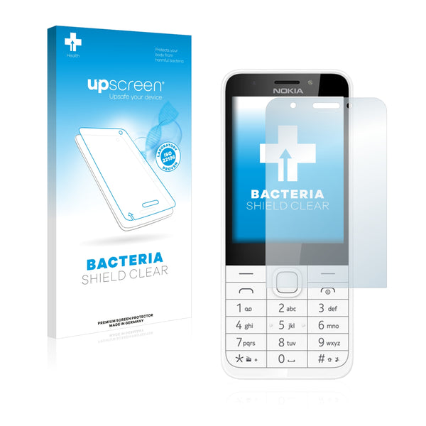 upscreen Bacteria Shield Clear Premium Antibacterial Screen Protector for Nokia 230