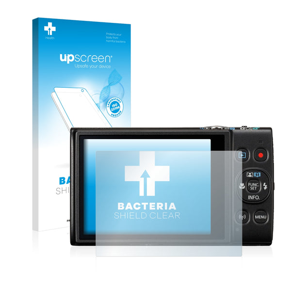 upscreen Bacteria Shield Clear Premium Antibacterial Screen Protector for Canon Digital Ixus 285 hs
