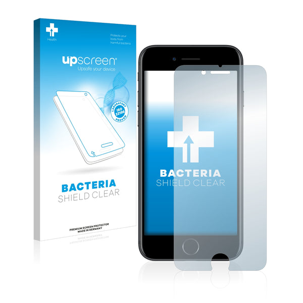 upscreen Bacteria Shield Clear Premium Antibacterial Screen Protector for Apple iPhone 7