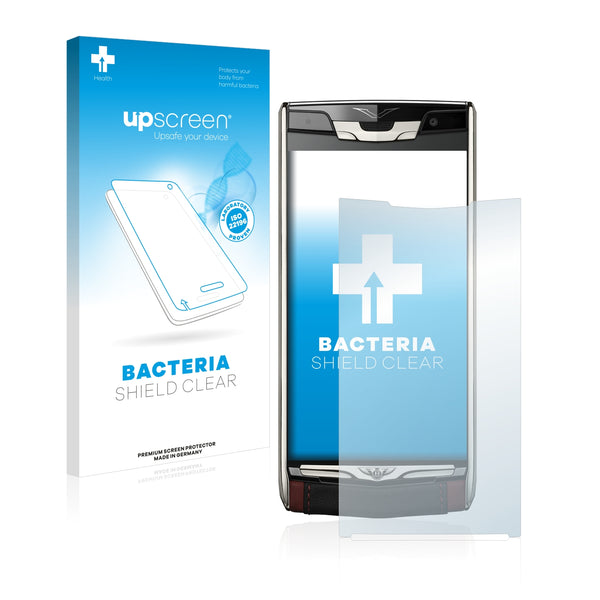 upscreen Bacteria Shield Clear Premium Antibacterial Screen Protector for Vertu Signature Touch 2016 Bentley