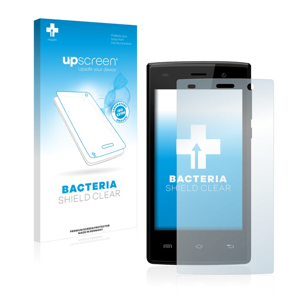 upscreen Bacteria Shield Clear Premium Antibacterial Screen Protector for Allview A5 Ready