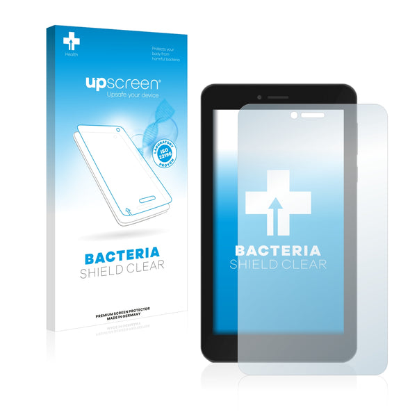upscreen Bacteria Shield Clear Premium Antibacterial Screen Protector for TrekStor SurfTab breeze 7.0 quad 3G