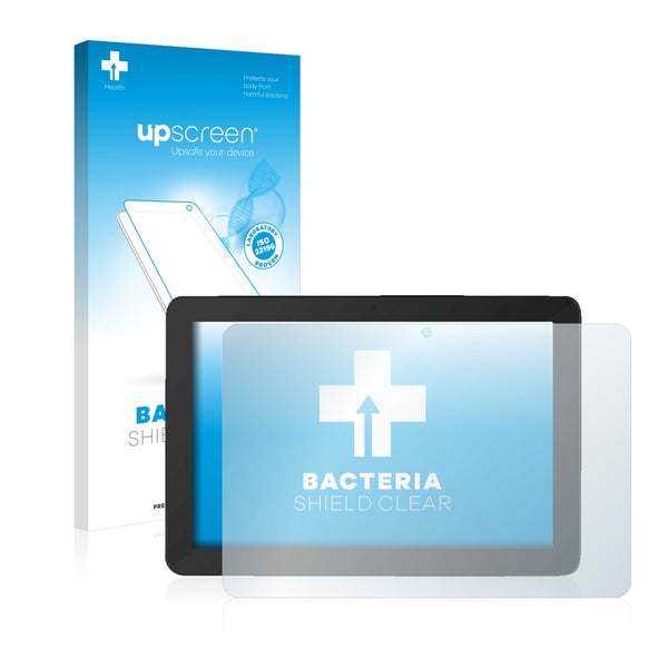 upscreen Bacteria Shield Clear Premium Antibacterial Screen Protector for TrekStor SurfTab breeze 10.1 quad Plus
