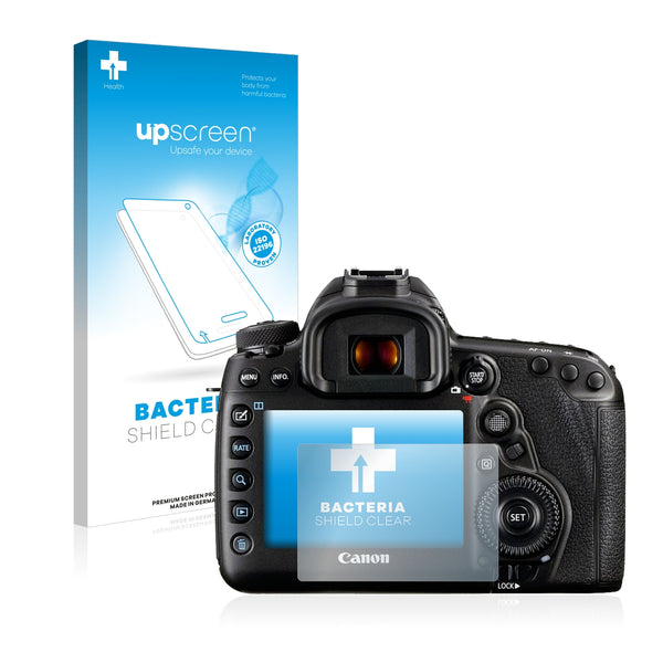 upscreen Bacteria Shield Clear Premium Antibacterial Screen Protector for Canon EOS 5D Mark IV