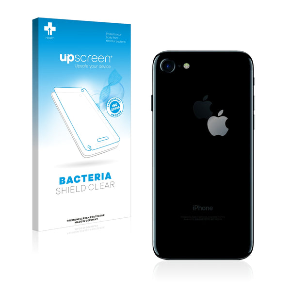 upscreen Bacteria Shield Clear Premium Antibacterial Screen Protector for Apple iPhone 7 (Logo)