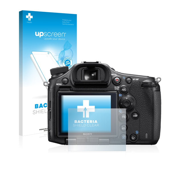 upscreen Bacteria Shield Clear Premium Antibacterial Screen Protector for Sony Alpha 99 II