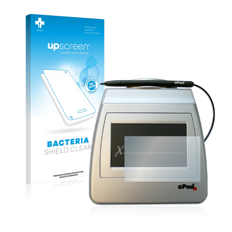 upscreen Bacteria Shield Clear Premium Antibacterial Screen Protector for ePadLink ePad II