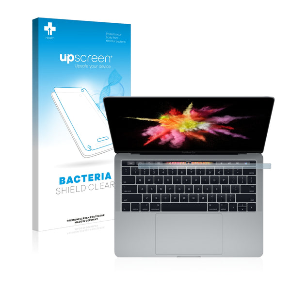 upscreen Bacteria Shield Clear Premium Antibacterial Screen Protector for Apple Macbook Pro 13 (Lower display)