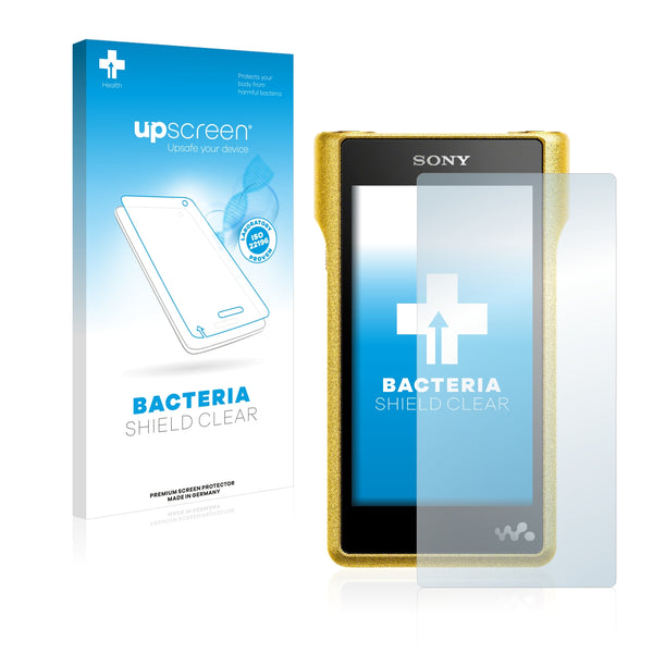upscreen Bacteria Shield Clear Premium Antibacterial Screen Protector for Sony Walkman NW-WM1A