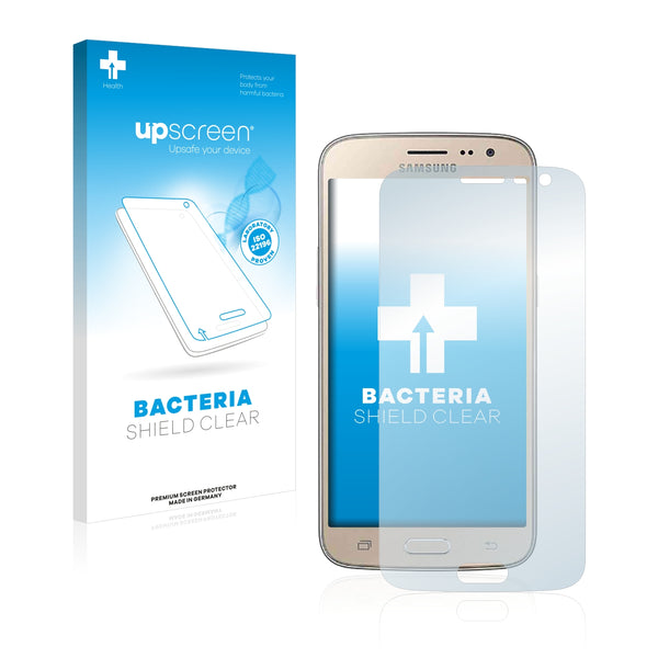 upscreen Bacteria Shield Clear Premium Antibacterial Screen Protector for Samsung Galaxy J2 2016