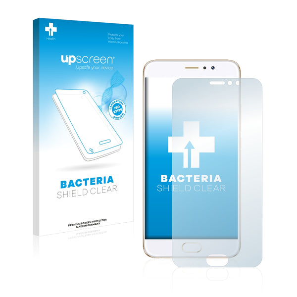 upscreen Bacteria Shield Clear Premium Antibacterial Screen Protector for Meizu Pro 6 Plus