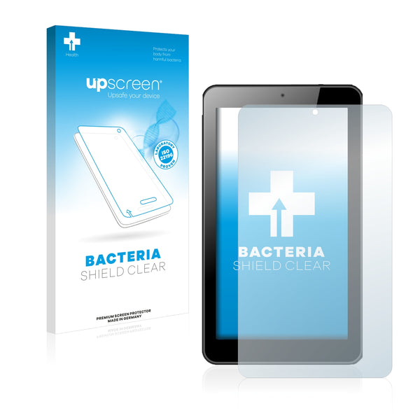 upscreen Bacteria Shield Clear Premium Antibacterial Screen Protector for Odys Nova 7