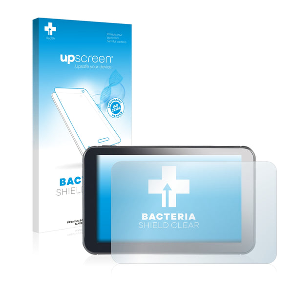 upscreen Bacteria Shield Clear Premium Antibacterial Screen Protector for NavGear SreetMate N5