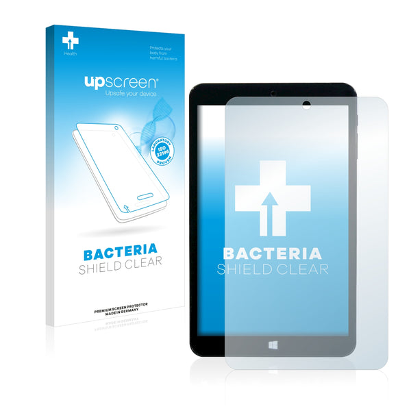 upscreen Bacteria Shield Clear Premium Antibacterial Screen Protector for Mediacom WinPAd W803