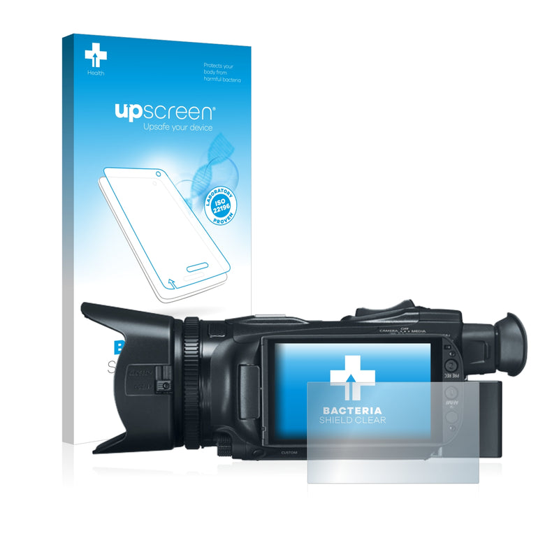 upscreen Bacteria Shield Clear Premium Antibacterial Screen Protector for Canon Legria HF G40
