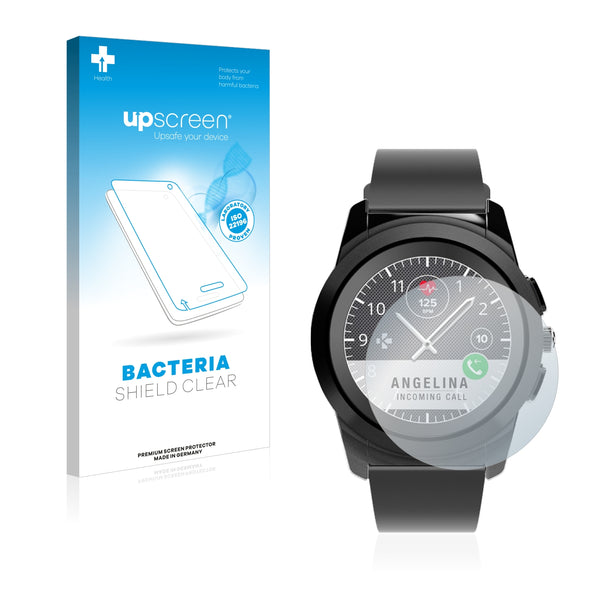 upscreen Bacteria Shield Clear Premium Antibacterial Screen Protector for MyKronoz ZeTime Regular (44 mm)