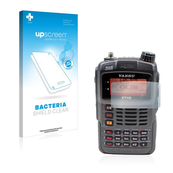 upscreen Bacteria Shield Clear Premium Antibacterial Screen Protector for Yaesu FT1D