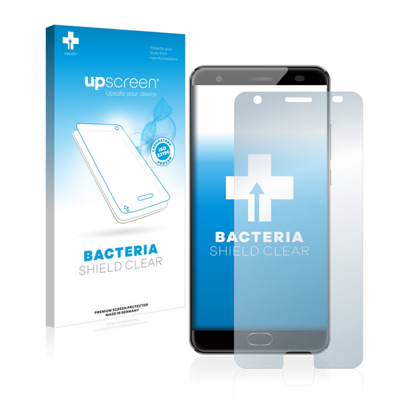 upscreen Bacteria Shield Clear Premium Antibacterial Screen Protector for Oukitel K6000 Plus