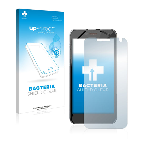 upscreen Bacteria Shield Clear Premium Antibacterial Screen Protector for Wileyfox Spark Plus