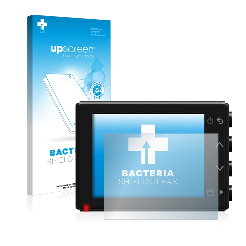 upscreen Bacteria Shield Clear Premium Antibacterial Screen Protector for Garmin Dash Cam 45