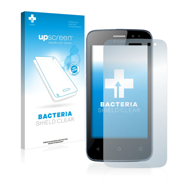 upscreen Bacteria Shield Clear Premium Antibacterial Screen Protector for NGM Dynamic E407