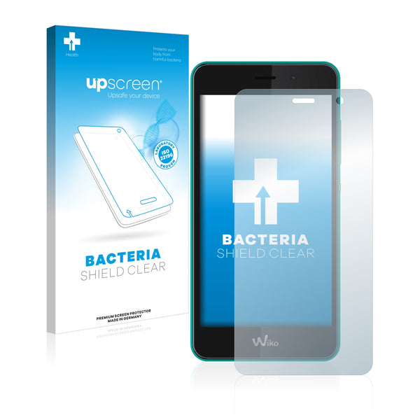 upscreen Bacteria Shield Clear Premium Antibacterial Screen Protector for Wiko Tommy 2