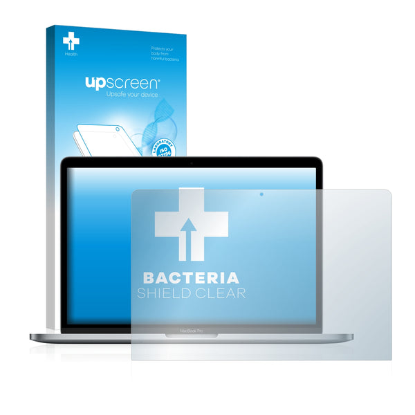 upscreen Bacteria Shield Clear Premium Antibacterial Screen Protector for Apple MacBook Pro 13 2017