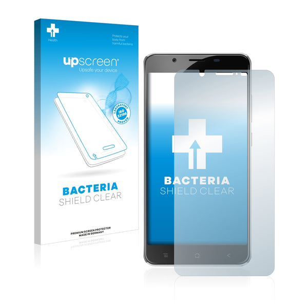 upscreen Bacteria Shield Clear Premium Antibacterial Screen Protector for Blackview P2 Lite