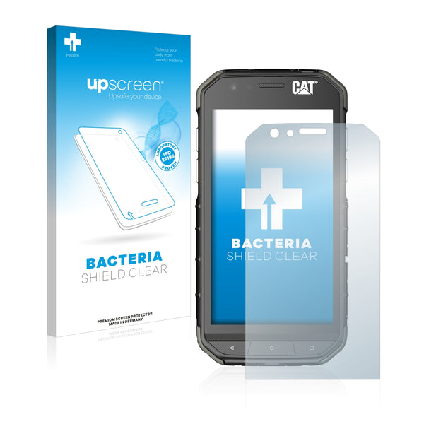 upscreen Bacteria Shield Clear Premium Antibacterial Screen Protector for Caterpillar Cat S31