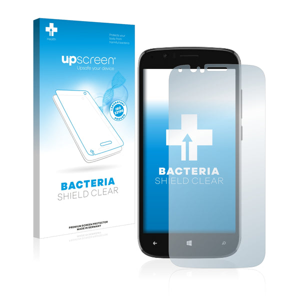 upscreen Bacteria Shield Clear Premium Antibacterial Screen Protector for Wileyfox Pro